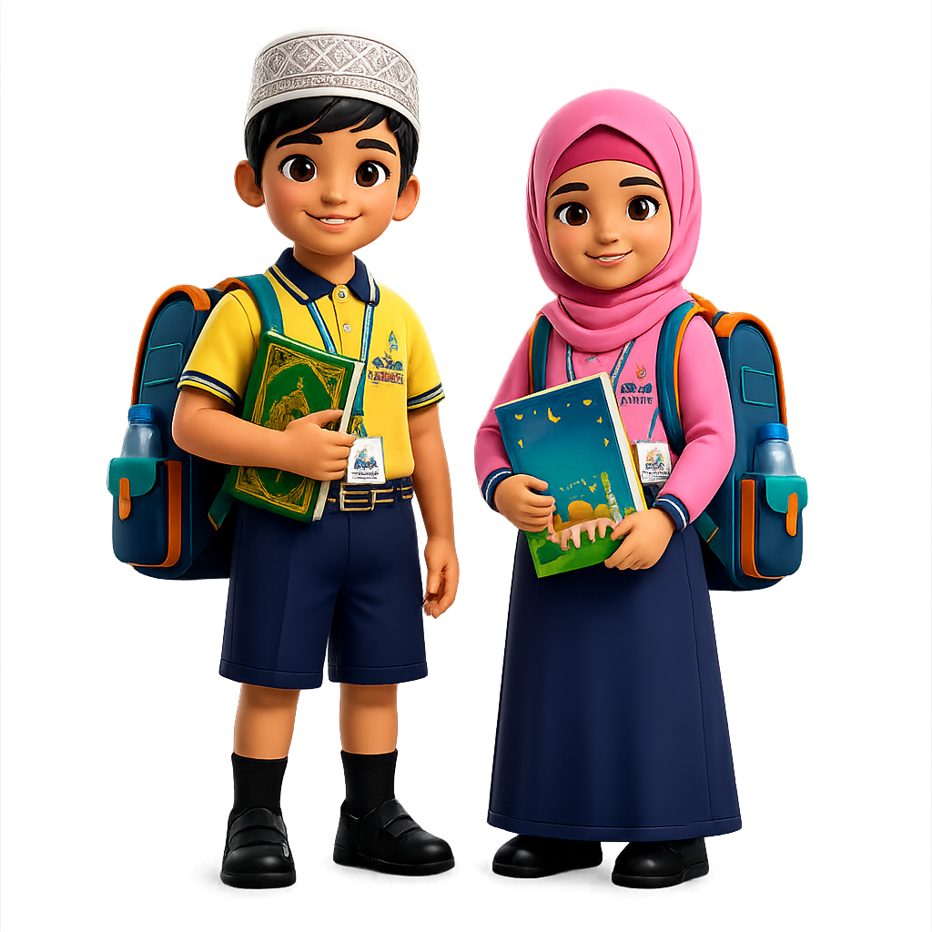 Students learning with Al-Birr Schools